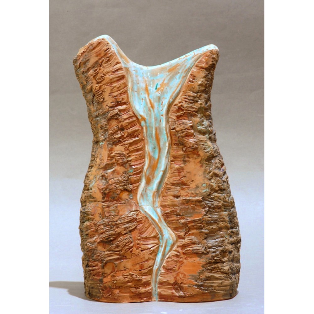 Trunchi I - ceramică în şamotă, artist Petru Leahu