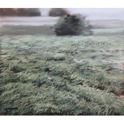 Zi de noiembrie- pictură în ulei pe pânză, artist Cristian Porumb