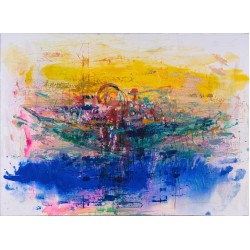 Comunitate - pictură în ulei pe pânză, autor Iurie Cojocaru