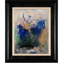 Arderea ultramarină - pictură în ulei pe pânză, artist Iurie Cojocaru