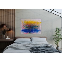 Comunitate - pictură în ulei pe pânză, autor Iurie Cojocaru