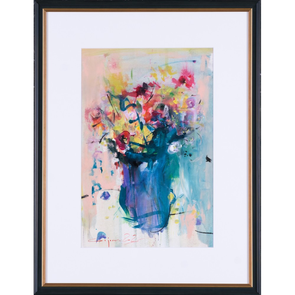 Fragil dar intens - pictură în acuarelă pe hârtie, artist Iurie Cojocaru Fragil dar intens - pictură în acuarelă pe hârtie, artist Iurie Cojocaru