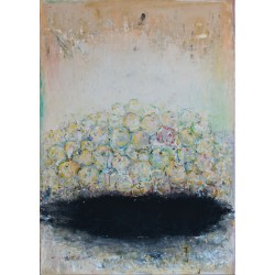 Fragilitatea colectivă - pictură în ulei pe pânză, autor Iurie Cojocaru