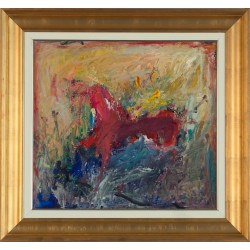 Semnul Roșu - pictură în ulei pe pânză, artist Iurie Cojocaru