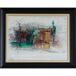 Urma unei amintiri - pictură în ulei pe pânză, autor Iurie Cojocaru