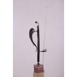 Îngerul Învierii - sculptură în bronz, artist Liviu Bumbu