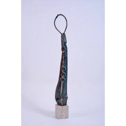 Ascet I - sculptură în bronz, artist Liviu Bumbu