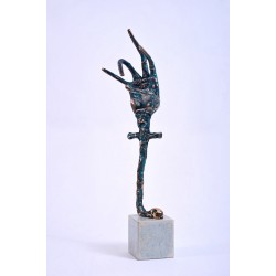 Blagoslovire I - sculptură în bronz, artist Liviu Bumbu
