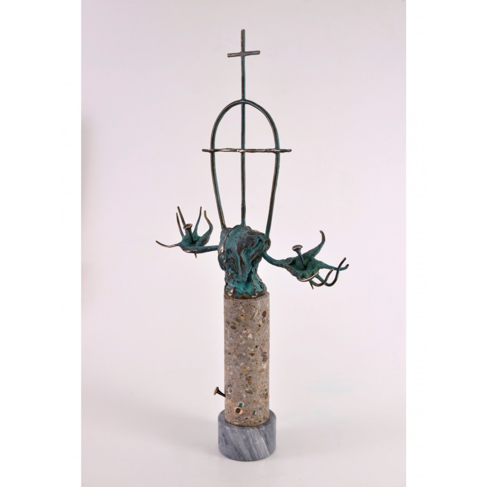 Rastignire - sculptură în bronz, artist Liviu Bumbu Rastignire - sculptură în bronz, artist Liviu Bumbu