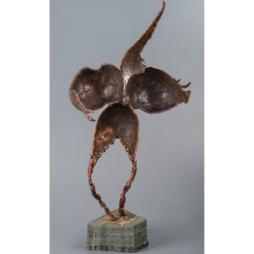 Serafim - sculptură în bronz, artist Liviu Bumbu