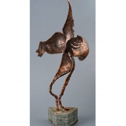 Serafim - sculptură în bronz, artist Liviu Bumbu