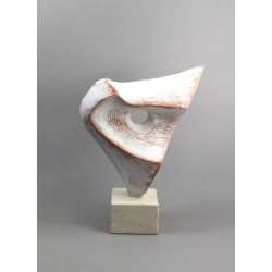 Mother bird - sculptură în lut ars, artist Petru Leahu