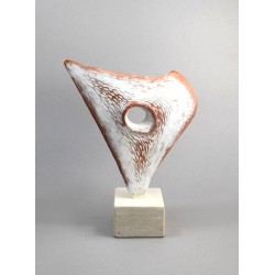 Mother bird - sculptură în lut ars, artist Petru Leahu