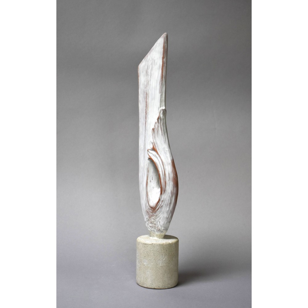 Vertical Call - sculptură în lut ars, artist Petru Leahu