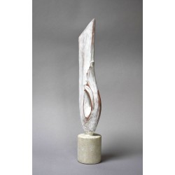 Vertical Call - sculptură în lut ars, artist Petru Leahu