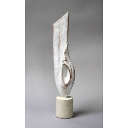 Vertical Call - sculptură în lut ars, artist Petru Leahu