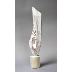 Vertical Call - sculptură în lut ars, artist Petru Leahu