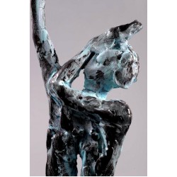 Aspirație - sculptură în lut ars, artist Petru Leahu
