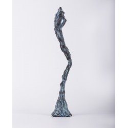 Curgere - sculptură în lut ars, artist Petru Leahu