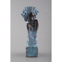Inocența - sculptură în lut ars, artist Petru Leahu