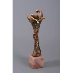Pomul familiei - sculptură în bronz, artist Petru Leahu