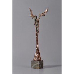 Vestitor - sculptură în bronz, artist Petru Leahu