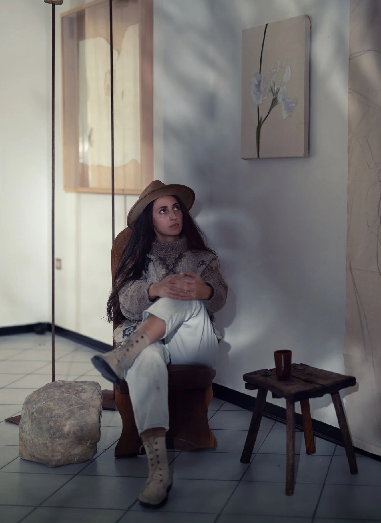 Edmona — portret în atelier