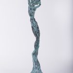 Unduire vie II – sculptură în lut ars patinat, artist Petru Leahu – Petru Leahu – O Galerie de Artă