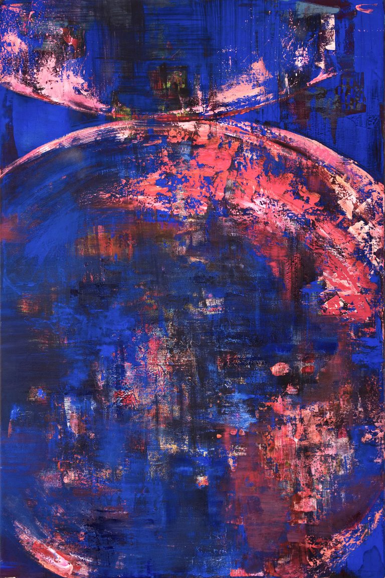 Doua ceruri – pictură în acrilic, artistă CRISTINA MARIAN — Cristina Marian
