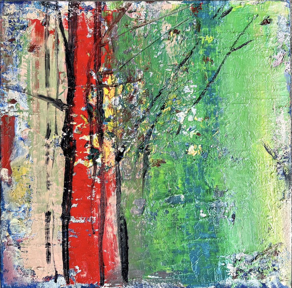 Pulsul vieții – pictură în ulei, artistă Cristina Marian – Cristina Marian – O Galerie de Artă