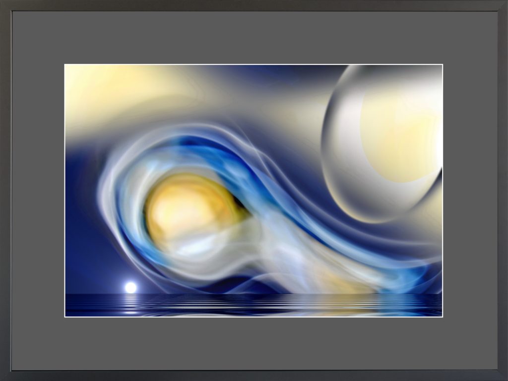 Acvatica 16 interferențe ultramarine – grafica digitala – fotografie, artist Radu Pop – Radu Pop – O Galerie de Artă