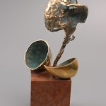 Rezonanţe I – sculptură în bronz, artist Liviu Bumbu – Liviu Bumbu – O Galerie de Artă