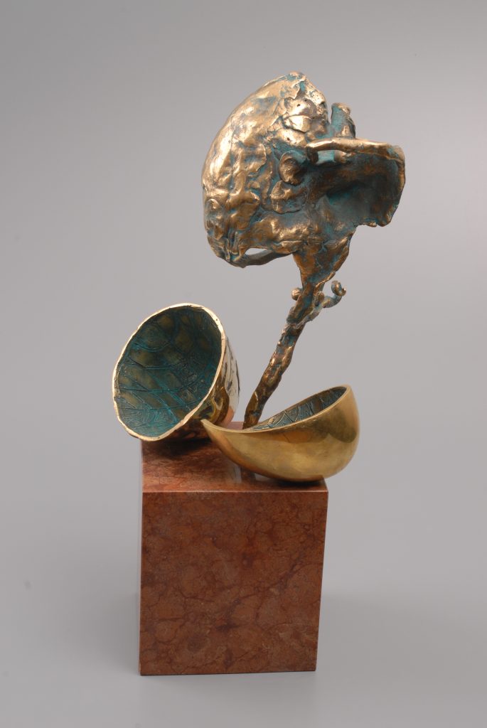 Rezonanţe I – sculptură în bronz, artist Liviu Bumbu – Liviu Bumbu – O Galerie de Artă