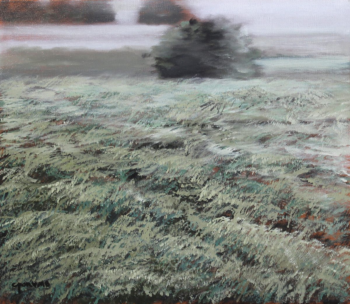 Zi de noiembrie – pictură în ulei, artist Cristian Porumb – Cristian Porumb – O Galerie de Artă