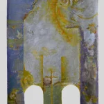 Prapor – Și se făcu lumină, pictură în ulei de KATALIN JULIA HAJDU, 100 × 160 cm